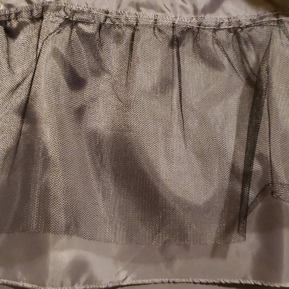 🛍S.L.Fashions black & pewter crinkled party dress - Picture 4 of 5